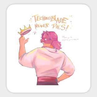 Technoblade Never Dies Sticker